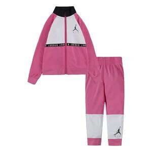 Jordan Baby Girls Jumpman Air Blocked Tricot Set (Toddler) Pinksicle 4T Toddler